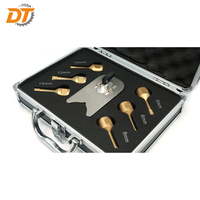 Juego de brocas de diamante con vástago DT M14 y herramienta de perforación, cortador de orificios de grano espiral para hormigón, granito y mármol