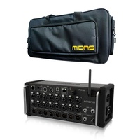 Console de mixage numérique Midas MR18 et sac de transport – Pack système audio 18 canaux pour rack, utilisation intérieure