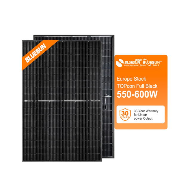 Solar Panels 550W 580w 600w 610w Bifacial Mono Solar Panel  for Solar Power System