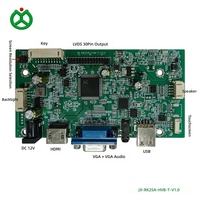 Controlador de Monitor LCD con Señal USB2.0 para Computadora, Salida LVDS a Pantalla, Compatible con Control Táctil, Resolución de Computadora 1920*1080 PCBA