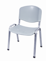 Chaise de bureau en plastique PP, salle de formation, table d'étude pour étudiants, chaises de tutorat pour les écoles, les collèges, les étudiants
