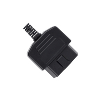 Adaptador de diagnóstico OBD2 automotriz 12-24V conector macho de 16 pines + tornillos