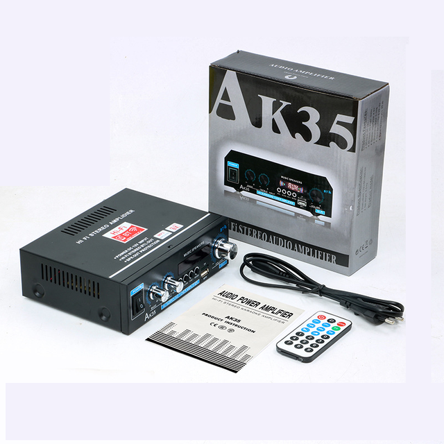 110-240V 30W+30W Mini Speaker High Power Car Audio Amplifier With BT