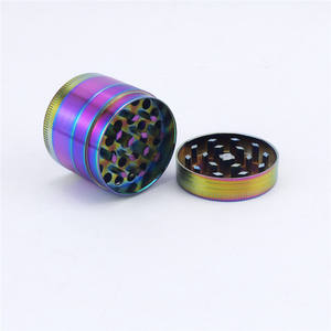 Smoker Smoking Accessories Hologram Colorful Grinder 40/50MM Metal Herb Grinder Dry Herb Spice Tobacco Crushers - Product Image 2