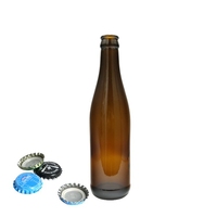 Vente en gros bouteilles en verre vides bon marché 330ml 33cl 12oz pour jus et sodas en verre transparent