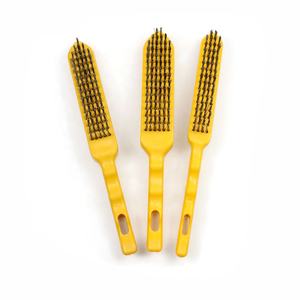 Resistencia a la compresión pulido cepillo de alambre de acero inoxidable mango de plástico - Product Image 3