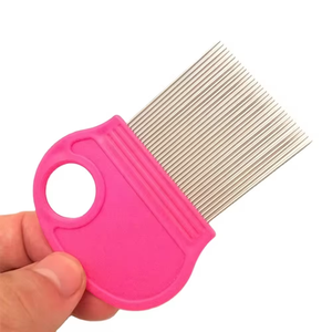 Peine para Eliminar Piojos de Mascotas NiBao con Lupa, Dientes de Metal Fino, Peine de Aseo para Mascotas, Peine de Limpieza para Perros y Gatos - Product Image 2