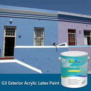 Faible COV de peinture au latex acrylique, revêtement de <span class=keywords><strong>mur</strong></span> extérieur multicolore de lavabilité exceptionnelle Types d'émulsion de peintures murales d'extérieur - Product Image 3