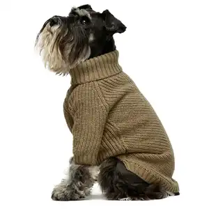 Produttore all'ingrosso vestiti per animali domestici vestiti comodi pet wear maglia fiore cane maglione-blu verde giallo