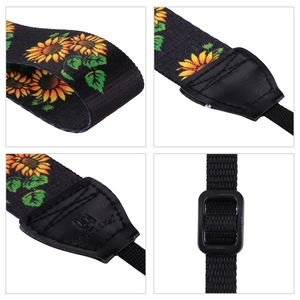 Sangle d'appareil photo PULUZ style rétro ethnique tournesol, sangle de cou élastique confortable pour appareils photo reflex numériques et reflex numériques, <span class=keywords><strong>prix</strong></span> d'usine - Product Image 3