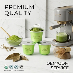 Barista Quality Matcha Powder Capsules Creamy Texture For Latte Milk Tea Shop Supply High Purity <b>Green</b> Tea Wholesale 1A-7A - Product Image 1