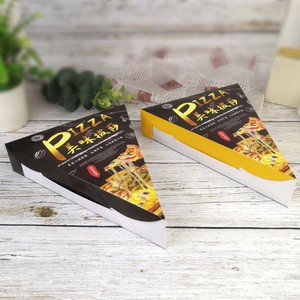 Scatola per <span class=keywords><strong>Pizza</strong></span> a Triangolo Personalizzata con Logo Stampato, in Cartone Bianco Kraft Ondulato, per Torte alla Frutta, Torte <span class=keywords><strong>al</strong></span> Formaggio e Fette di <span class=keywords><strong>Pizza</strong></span> - Product Image 5