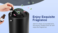 Purificateur d'air de bureau portable H14 HEPA avec filtre, aromathérapie, commande tactile intelligente, alimentation électrique, pour la maison et le bureau, soulagement des allergies, vente en gros