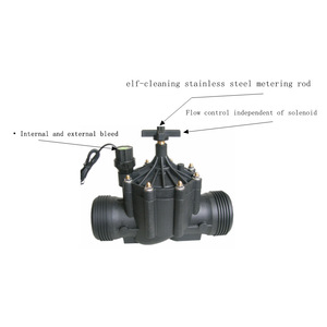 Válvula solenoide de riego inteligente Zanchen de 1 pulgada, normalmente cerrada, para control de flujo de agua en uso agrícola - Product Image 2