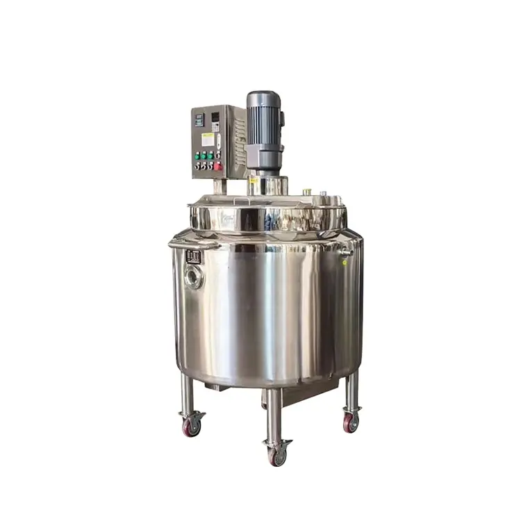 50/100/200/300/ 500 Liters Milk Agitation Mixing Tank Milk Cooler Storage Tank Wtih Agitator