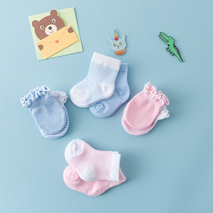 Calcetines <span class=keywords><strong>Antiarañazos</strong></span> para Bebé de 0 a 12 Meses, Juego de <span class=keywords><strong>Manoplas</strong></span> para Bebé, Calcetines para Recién Nacido - Product Image 4
