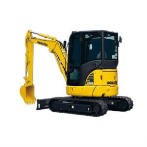 Mini-excavatrice sur chenilles Komatsu PC35 d'origine japonaise avec cabine, performance optimale - Product Image 1