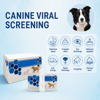 Direkt vom Hersteller: Schnelltest-Karte für Hunde gegen Hundepest, Parvovirus und Coronavirus, 3-in-1, 1 Jahr Garantie für Tierärzte
