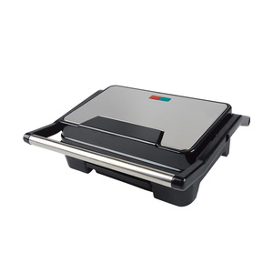 2 pedazo parrilla <span class=keywords><strong>panini</strong></span> hogar eléctrico sándwich prensa parrilla <span class=keywords><strong>panini</strong></span> con acero inoxidable de la cubierta superior - Product Image 2
