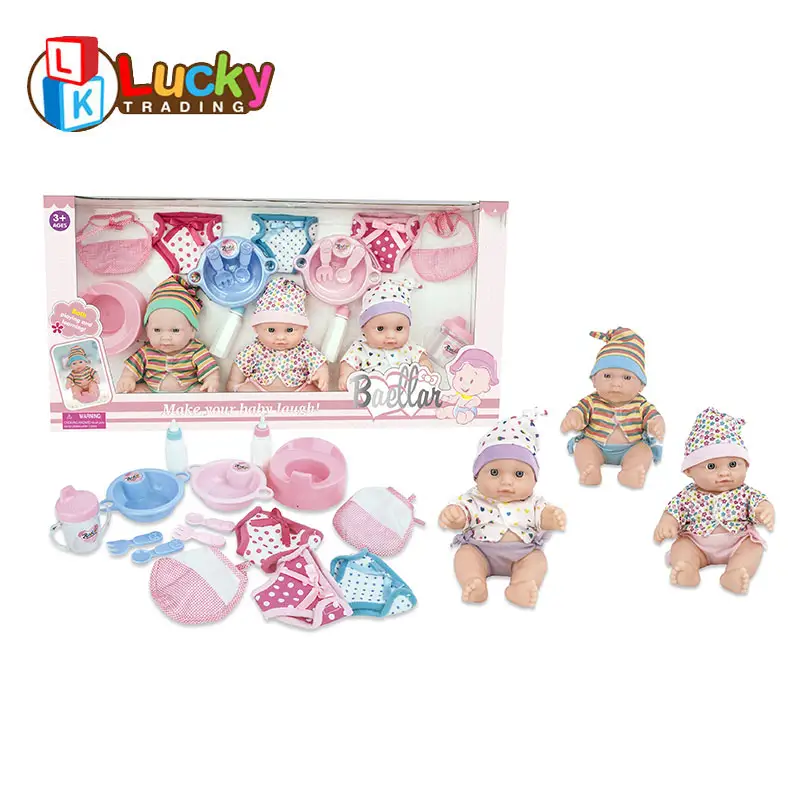 Simulation Doll 9 Inch Dolls For Kids Newborn Baby With Accessories