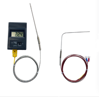 Thermocouple WRNK-191 en acier inoxydable E-TYPE de type K Capteur de température à résistance thermique PT100/E/J Sonde haute température