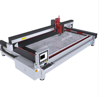 La fabrication de comptoirs utilise des dalles de cuisine personnalisées coupées machine cnc en marbre à jet d'eau