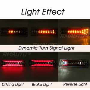 2 Luces Traseras LED Dinámicas de 12V para Coche, Camión, Remolque, Luz de Freno, Direccional, Reversa, para Tractor, Camión, Autobús, Autocaravanas, Caravanas - Product Image 2