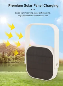 Lampe de camping Litelogy rechargeable portable USB solaire suspendu lumière de tente LED