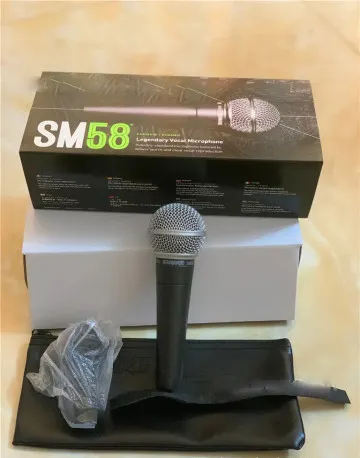 Yeni tasarım yeşil ambalaj vokal Sm58 dinamik kablolu kurdele taşınabilir profesyonel mikrofon stüdyo Karaoke mikrofon Shure SM58