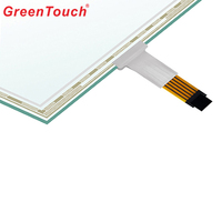 Pantalla táctil resistiva de 5 cables con capa de PET duradera Rendimiento estable para dispositivos integrados y equipos minoristas 10,4 pulgadas