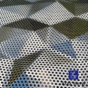 Đôi đỉnh chắn gió lưới hàng rào/Bụi Đàn áp tường/đục lỗ gió hàng rào làm từ bảng điều khiển thép mạ kẽm - Product Image 4