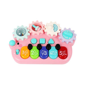 Teclado de Piano de Plástico BaoliPink, Juguete Educativo Musical con Luz de Erizo, Regalo de Aprendizaje Temprano para Bebés, 12 Meses - Product Image 6