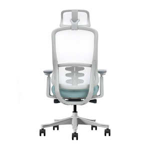 Chaise de bureau pivotante <span class=keywords><strong>en</strong></span> maille de luxe contemporaine, 4 vérins à gaz, mécanisme d'inclinaison verrouillable, design ergonomique, utilisation pour les conférences et les jeux - Product Image 4