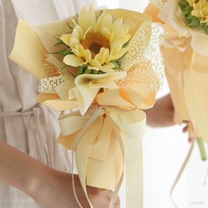 Giấy gói hoa INUNION 20 tờ, họa tiết hoa thanh lịch, chống thấm nước, dùng gói quà bó hoa, giấy & bìa cứng, vật liệu đóng gói - Product Image 4