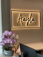 Machine de fabrication de lettres lumineuses LED miniatures en PVC personnalisées pour bureaux et commerces de détail, lettres et logos rétroéclairés en acrylique, caissons lumineux