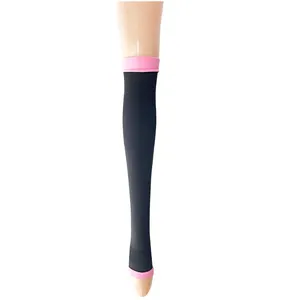 Top Sexy Dij Hoge Sokken Over Knie Zijden Kousen Kleurrijke Compressie Sokken Vrouwen Legging Sokken Custom Black