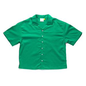 All'ingrosso estate autunno 100% cotone naturale organico abiti donna <span class=keywords><strong>camicia</strong></span> a manica corta canapa donna - Product Image 2