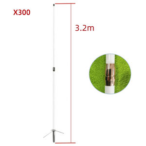 เสาอากาศวิทยุสื่อสารแบบสองย่านความถี่ VHF UHF รุ่น X300 ขนาด 144/430MHz วัสดุไฟเบอร์กลาส สำหรับสถานีฐาน ความยาว 3.2 เมตร แบบ Diamond Antenna - Product Image 1