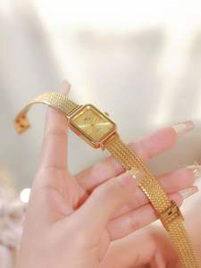 Bee Sister FA-1779 Nouvelle montre tendance Xiyin, vente directe du fabricant, commerce extérieur, niche rétro, bracelet petit marron, montre pour femme - Product Image 2