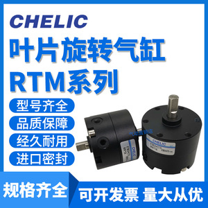Cylindre rotatif pneumatique Chelic RTM15 180 degrés, corps en acier, type standard - Product Image 4