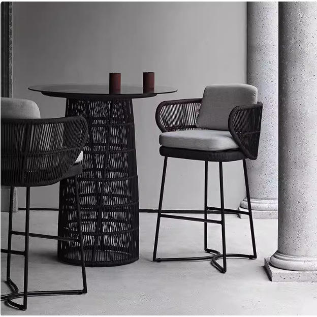 Tabouret de bar Style B (Rotin)