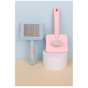 Cepillo de autolimpieza ligero para perros y gatos, herramienta de aseo para masaje de desprendimiento suave, elimina la capa interna de piel suelta para gatos - Product Image 6