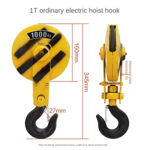 1/2/3/5 tấn 10t cần cẩu điện Palăng đôi bánh xe thấp khoảng không Móc với thiết kế đặc biệt cho hiệu quả tối ưu - Product Image 5