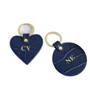 Logo personnalisé Porte-clés en cuir véritable Porte-clés de voiture Porte-clés en cuir pour la maison - Product Image 1