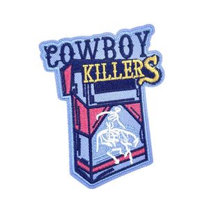 Patch brodé thermocollant motif Cowboy, Cigarettes et Tabac pour la décoration de vêtements, chapeaux et sacs - Product Image 3