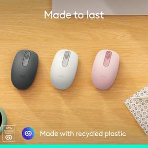 For M196 <b>Wireless</b> <b>Mouse</b> Rose Optical Compact Portable for Laptop Tablet 3 Buttons Right Hand 1 Roller 12 Month Battery - Product Image 4