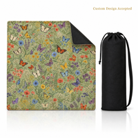 Tapis de Mahjong en Jacquard de Luxe Moderne avec Bordures Renforcées et Sac de Rangement – OEM, Marque Privée, Image Personnalisée Disponible, Vente en Gros pour le Poker