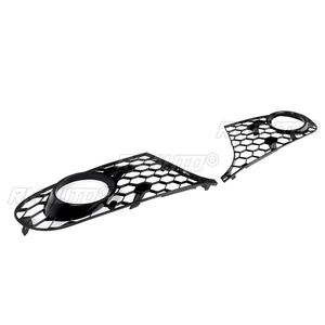 Rejilla de malla de panal ABS para parachoques delantero y rejilla de luz antiniebla para VW Golf 6 Jetta MK6 2009 2010 2011 2012 2013, 2 piezas/juego - Product Image 3