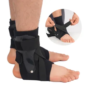 右左踝关节稳定矫形器保护足底筋膜炎夜间夹板足下垂支架