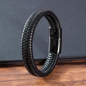 High Quality Wholesale <b>Pakistan</b> Genuine Leather Braided Bangles - Product Image 6